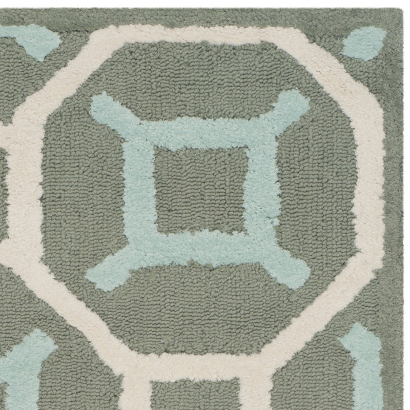 Tapis en coton Sheeran Newport, Tapis de couloir 2 pi 3 po x 10 pi