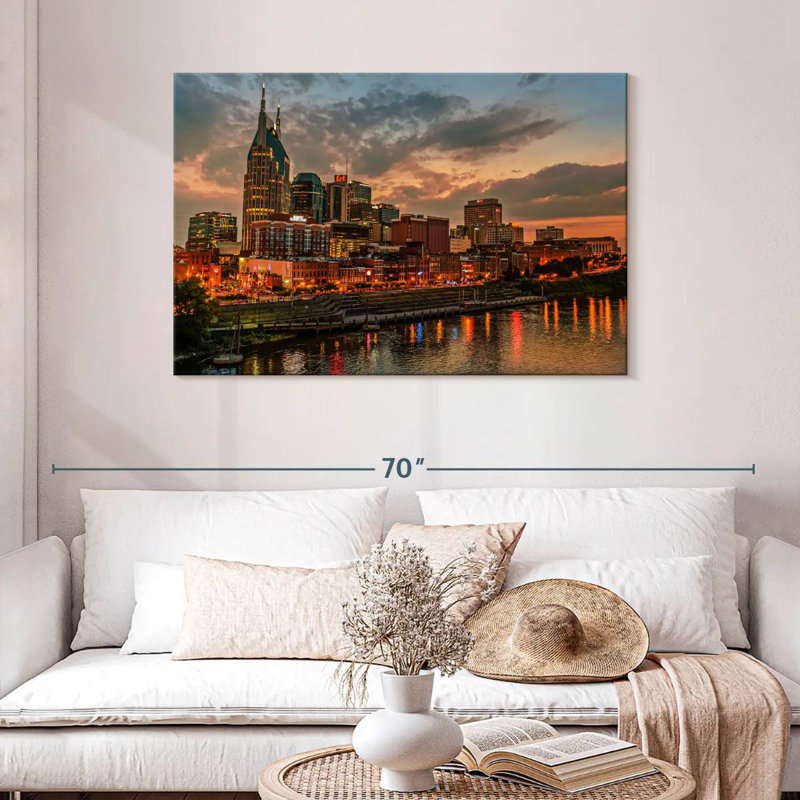 Horizon de Sirci Nashville Sundown, H 30 po x l 45 po