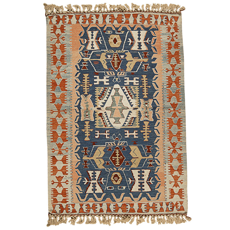 Hand Knotted Wool Area Rug