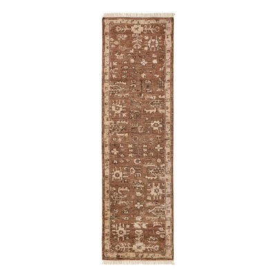 Paolo Hand-Knotted Rug-Paolo Rust-Runner-2.5'x12'
