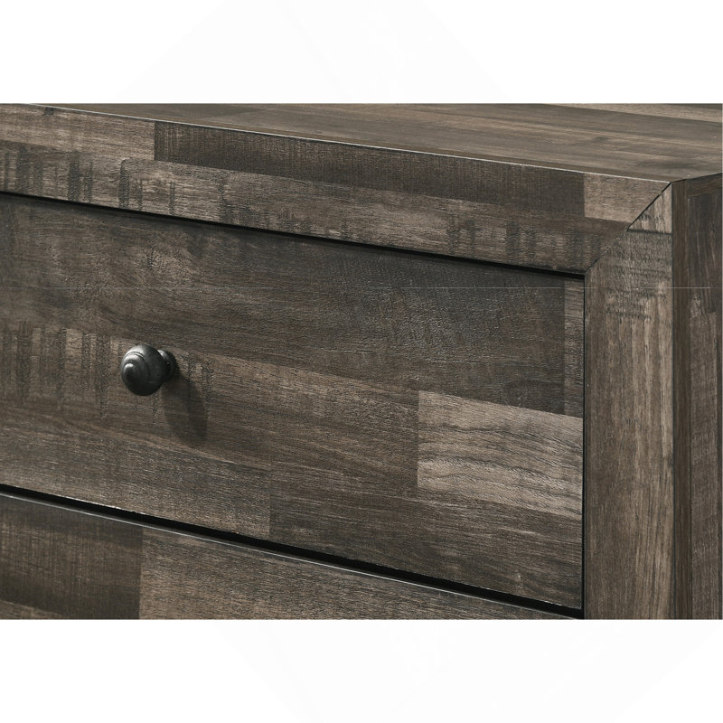 Mobilier de chambre en bois 1 pièce, Brun rustique