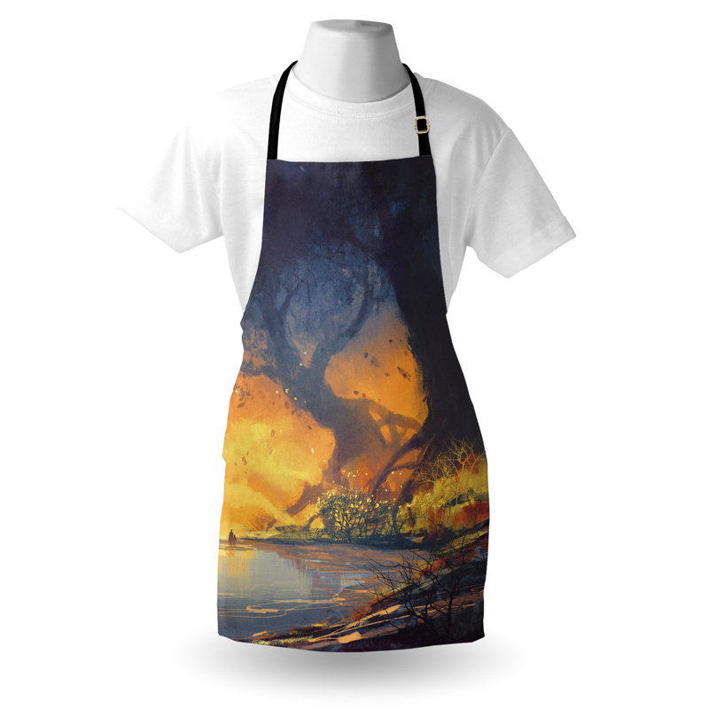 No Pattern Bib Apron
