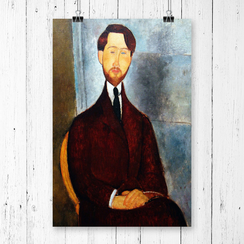 Amedeo Modigliani Portrait - Frameless Print, 42cm H x 29.7cm W