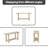 62.9" Modern Minimalist Console Table-263128882