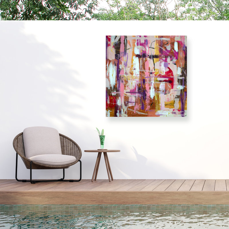 Tove Hoglund  Painterly 5 Outdoor  Canvas, H 24 po x l 24 po
