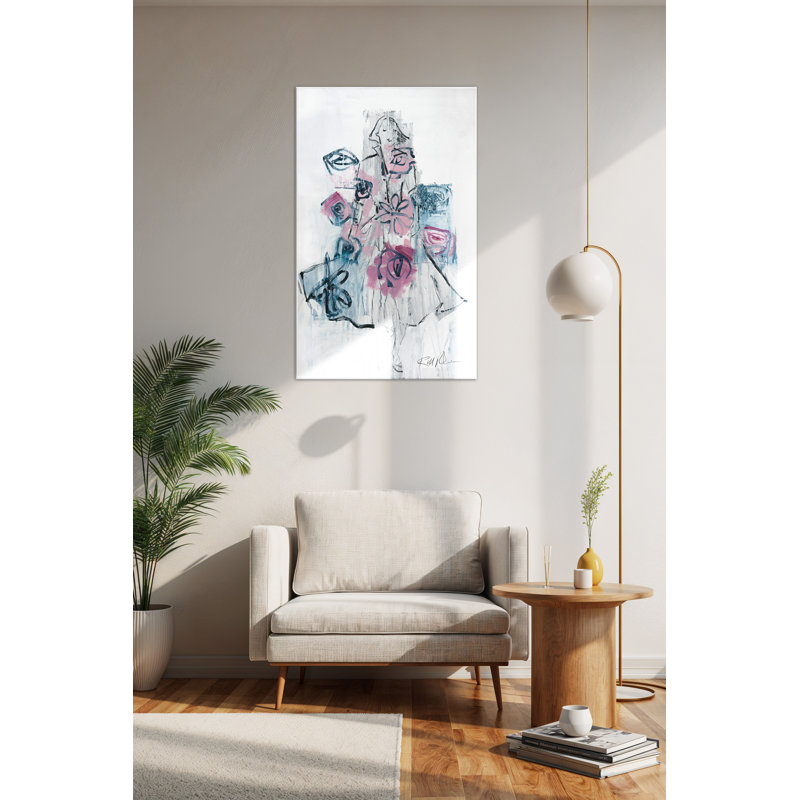 «City Woman 2» par Robert Robinson - peinture sur toile tendue
