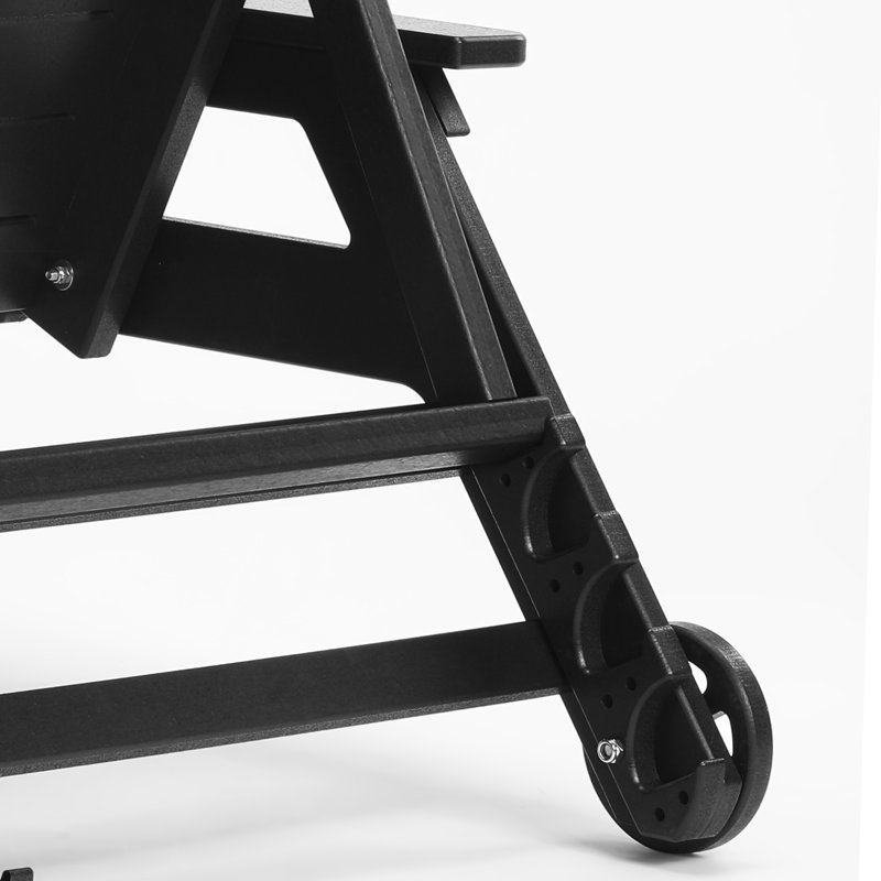Chaise longue inclinable Brighton, Noir