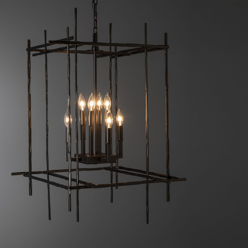 Tura - Light Rectangle Chandelier, Large, Oil Rubbed Bronze