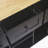 Kitchen Cart With Rubber Wood Drop-Leaf Countertop, Cabinet Door Internal Storage Racks-1221890632