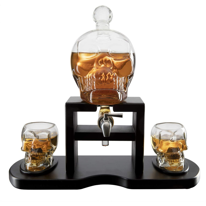 Ensemble 3 pièces de carafe à whisky