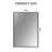 Lunara 1.18'' Thick Bathroom Vanity Mirror with Black Frame – Decorative Modern Accent Wall Mirror, Easy Installation-93819302