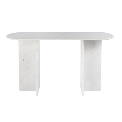 Selinski 54 in. W Rectangular 100% Marble Console/Sofa Table by Orren Ellis