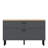 Bellmon TV Unit with 1 Drawer 1 Flip Door in Grey and Oak