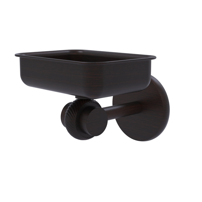 Satellite Orbit Two Soap Dish Bathroom Tray Tumbler, Venetian Bronze