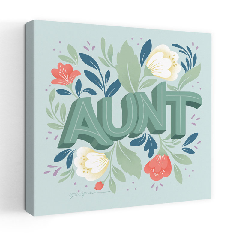 Tante, art floral contemporain, H 18 po x l 18 po