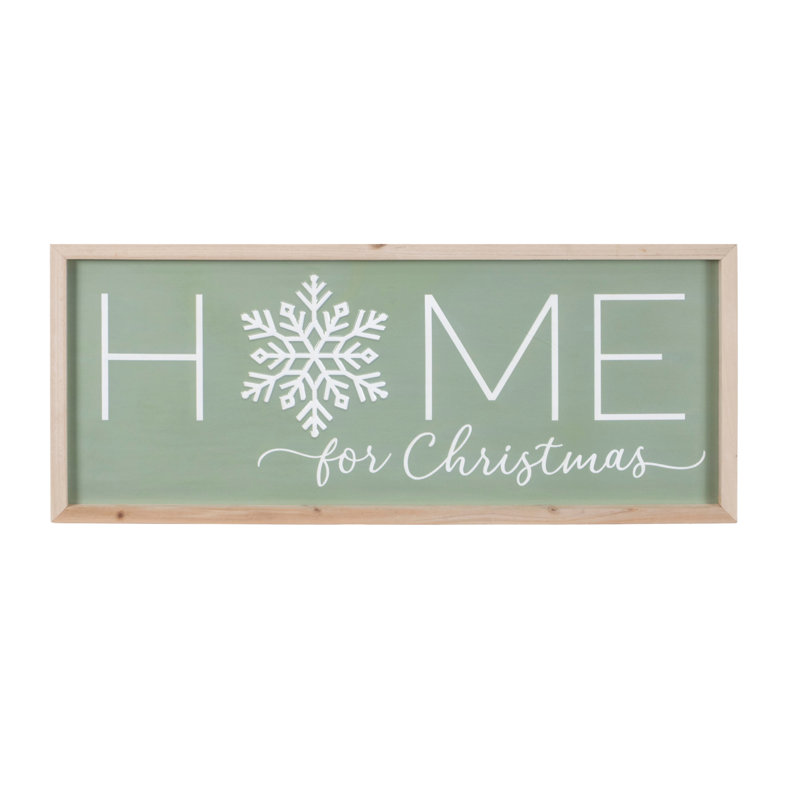 Panneau mural Home for Christmas