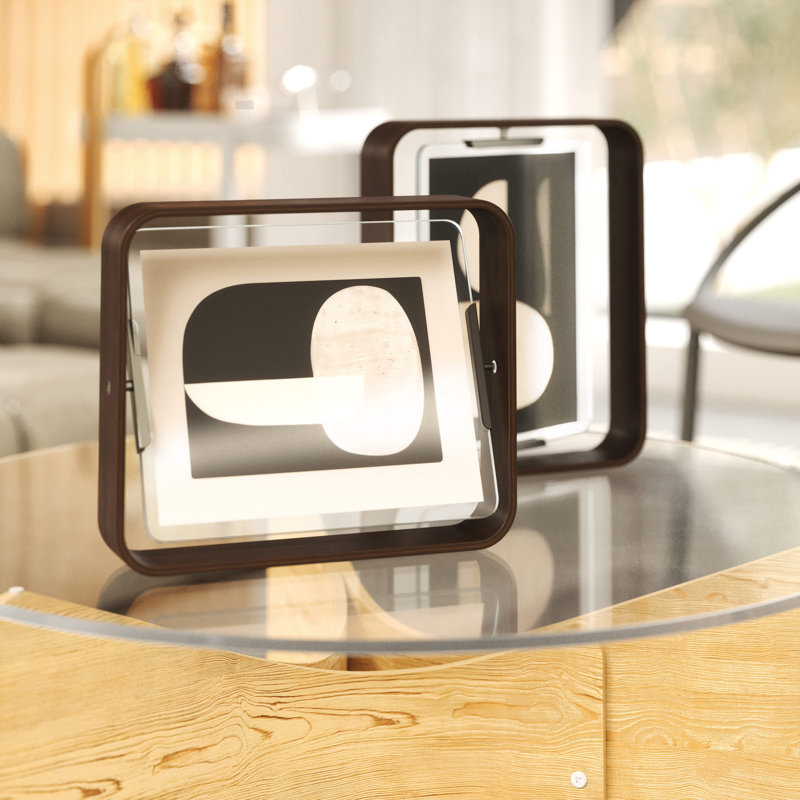 Bellwood Desk Picture Frame Natural Wood Frame 20 x 25 cm, Walnut