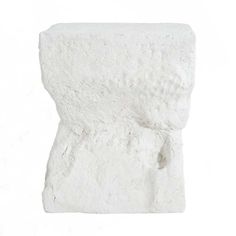 Outdoor Patio MGO Side Table, White 875W