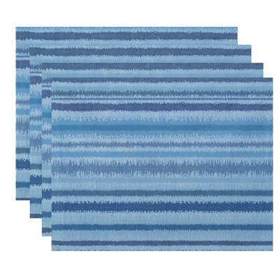 Dorazio Polyester Striped Rectangle Placemat