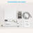 10 Inch Wall Mounted Dual Shower Head Square System With Valve -