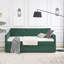 Lit de jour simple avec canapé-lit capitonné de taille simple avec accoudoirs ondulés (80,5 po x 44,5 po x 33,5 po)