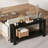 63" Entryway Console Table, 2 Tier Narrow Long Sofa Table, Wooden Behind Couch Table, Entry Foyer Table for Living Room, Hallway, Brown-2092444992