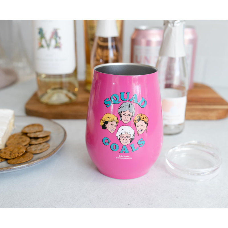 Gobelet de voyage en acier inoxydable 10 oz The Squad Goals de The Golden Girls