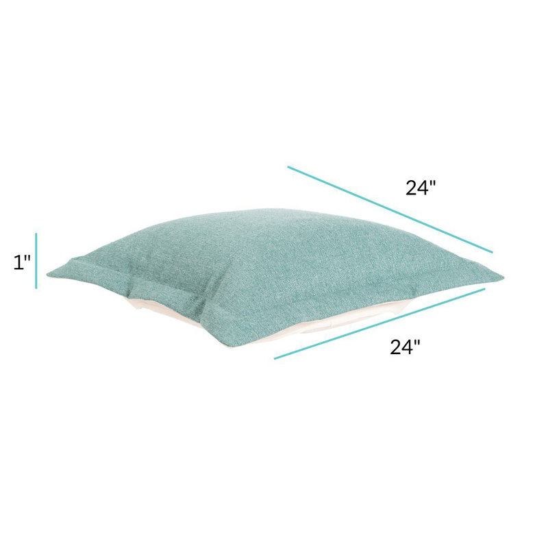 Housse pour repose-pieds à coussin carré Azaria, Brise