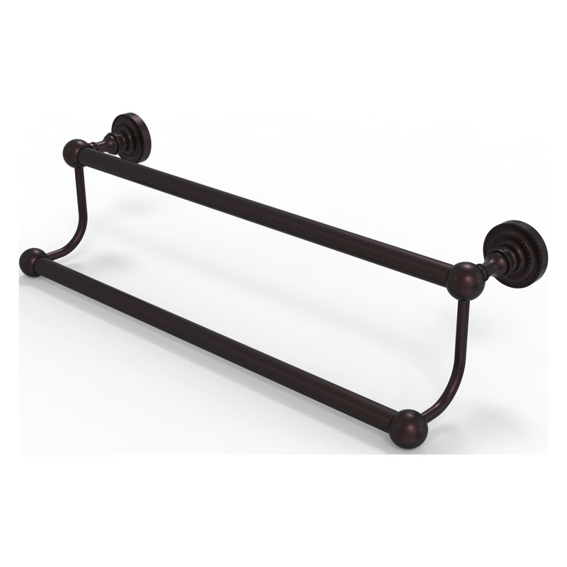 Barre à serviettes murale double Marchmont, Bronze antique