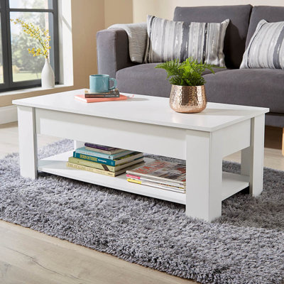 Alrun Coffee Table with Lift-up Storage