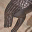 Statue de jardin oiseau en métal antirouille pour espaces extérieurs
