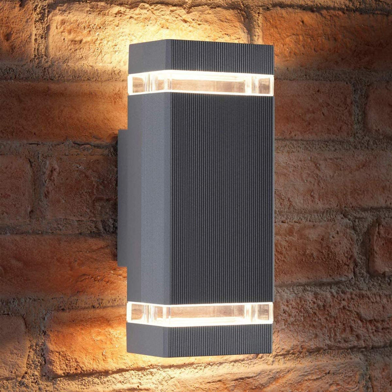 Ffraid Outdoor Wall Lantern, Grey