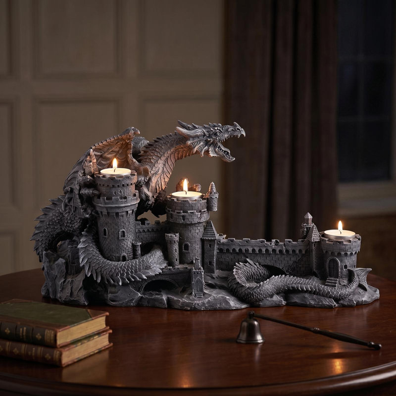 Dragon's Wrath Sculptural Candle Holder