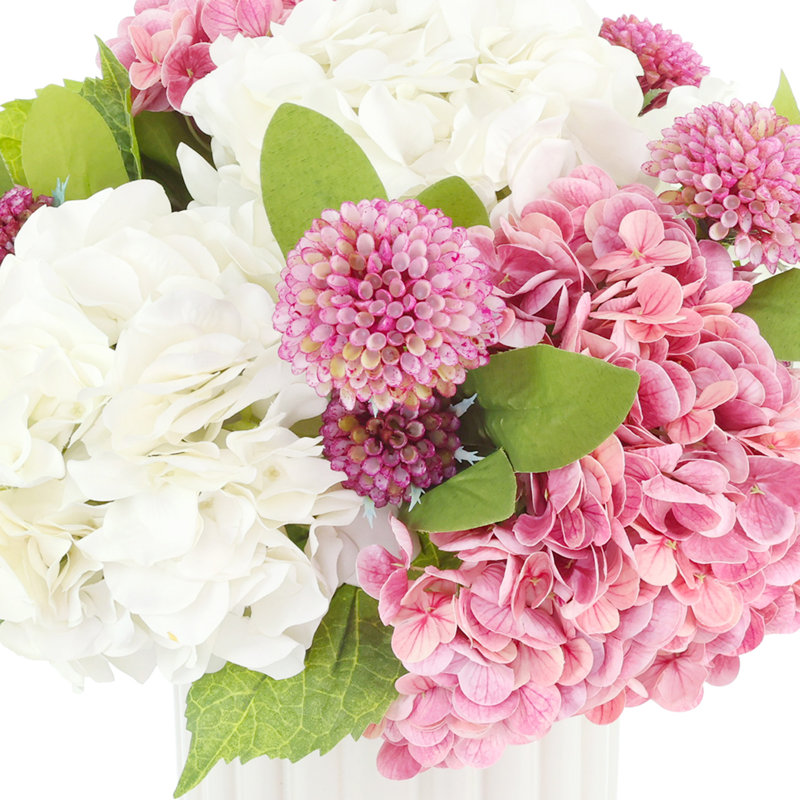 Hydrangea and Dahlia Centerpiece