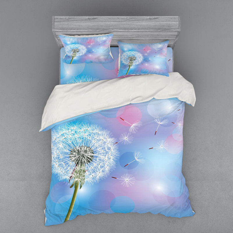 Ensemble de housse de couette en microfibre rose, Housse de couette grand + 3 pièces supplémentair
