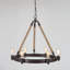 Lustre style chandelier 6 lumières Isabella