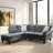 97'' Velvet Sofa-90409117
