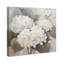 Impression sur toile, hortensias floraux et botaniques sous la pluie, campagne française