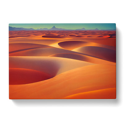 Vibrant Desert - Wrapped Canvas Print