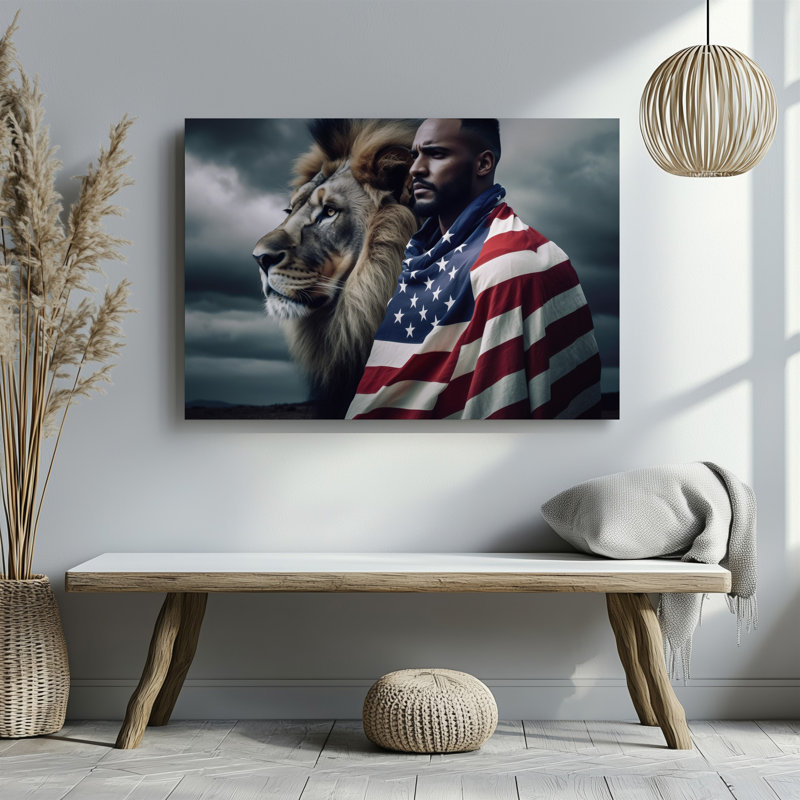 Reproduction d'art sur toile, "Dramatic", H 9 po x l 12 po