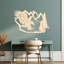 Décoration murale aigle avec arbres - ACM-1059105912-1059105909