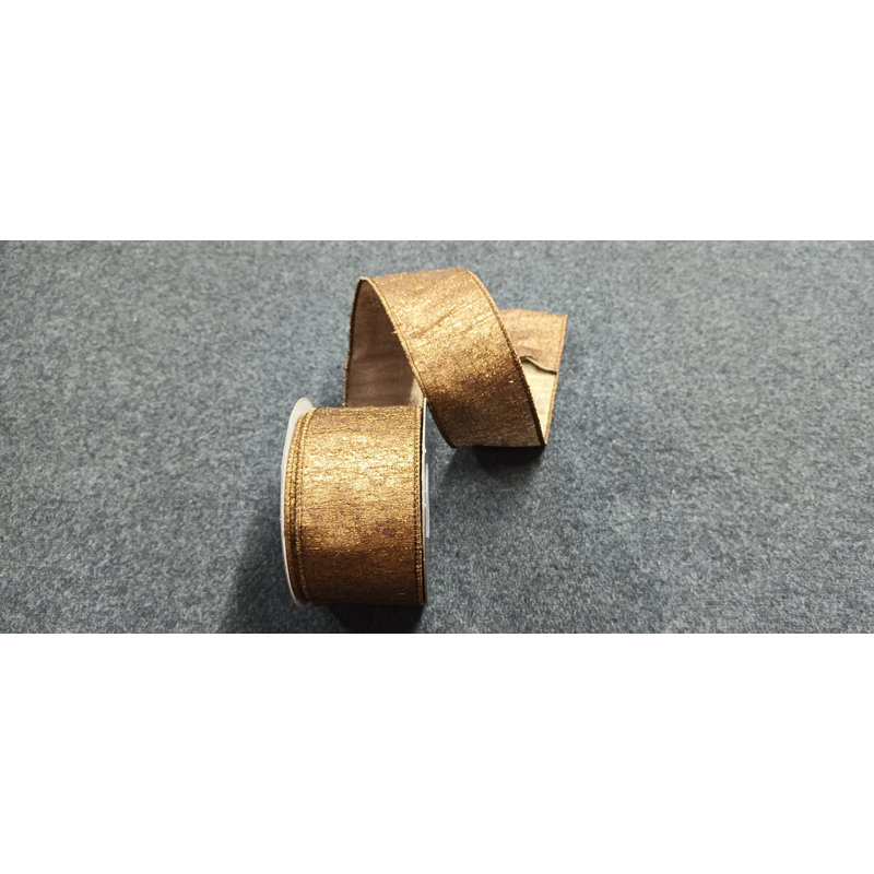 Aurora Jacquard Ribbon, Copper