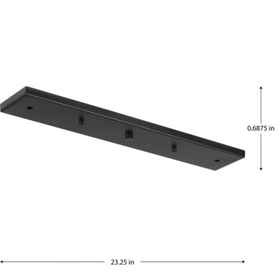 Canopy Kit 23-1/4-Inch Length For Up To 3 Pendants