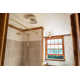 Deniaud 3 Light Glass Semi Flush Mount