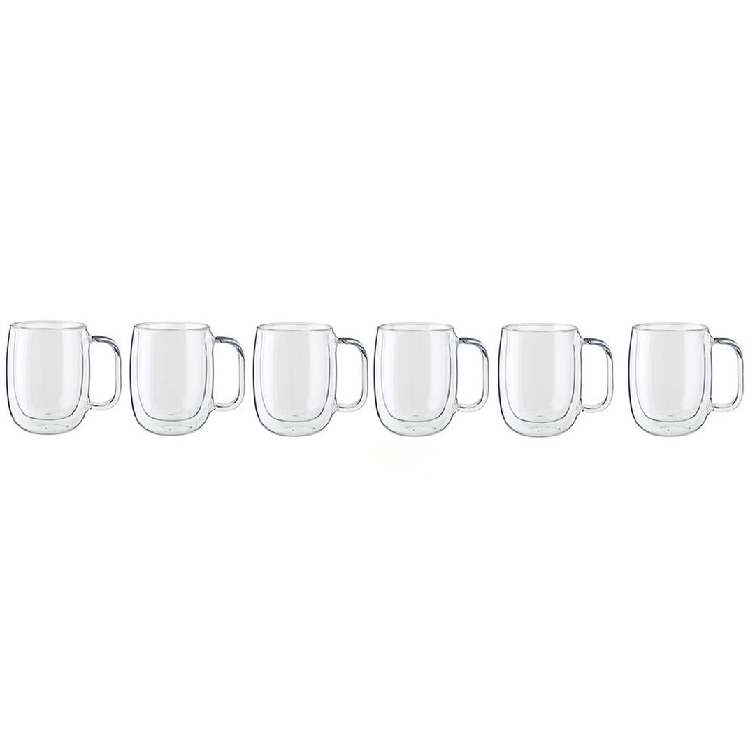 ZWILLING Sorrento Plus Double-Wall Glass Coffee Mug (Set of 8) ZWILLING J.A. Henckels