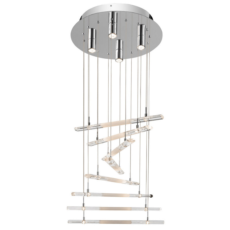 Andra 20 - Light Dimmable Tiered Chandelier