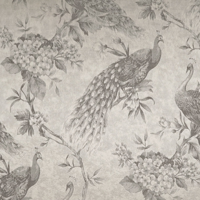 Rococo Throw Pillow, Smoke, Square 20"