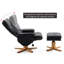 Charlestown 80cm Wide Swivel Ergonomic Recliner-26343834