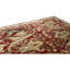Hand Knotted Wool Oriental Area Rug in Red And Cream