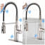 Robinet de cuisine tactile avec douchette extractible-110958455